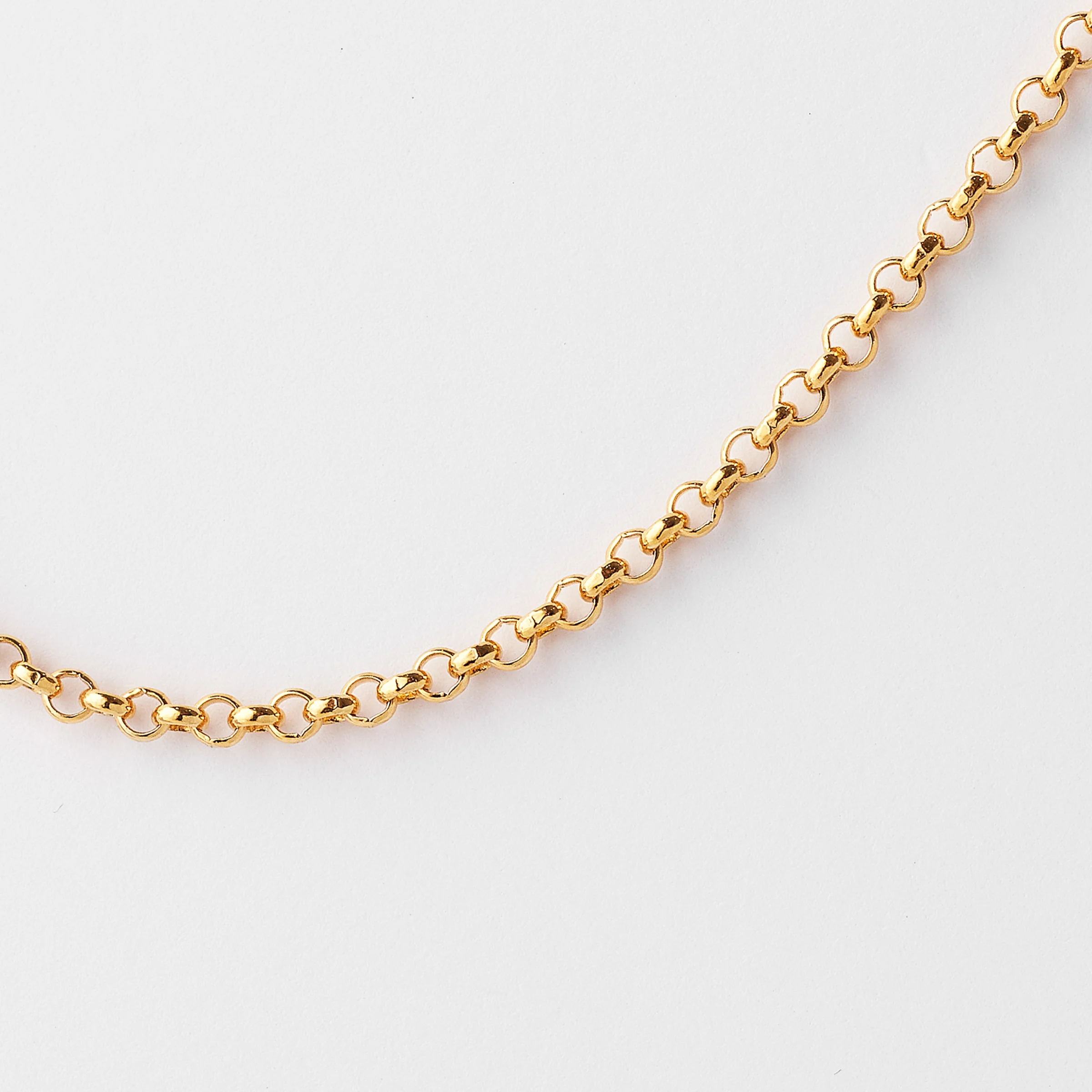 9K Yellow Gold Round Belcher Chain