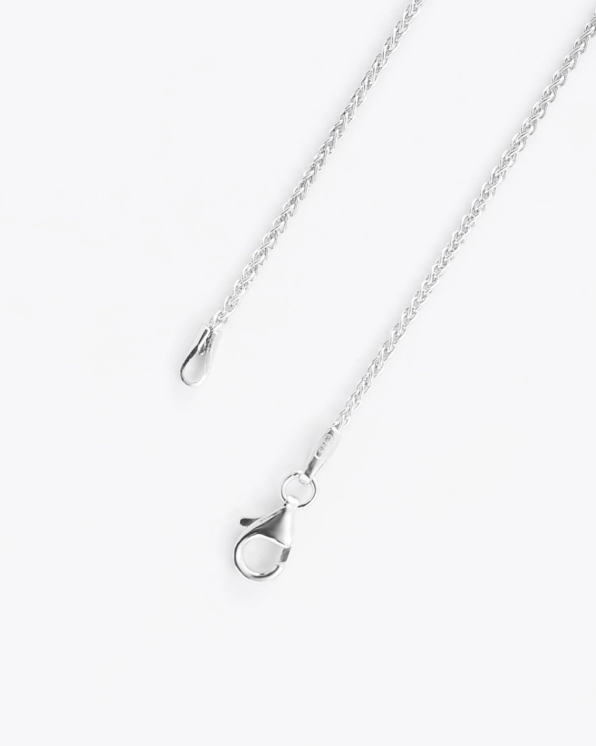 Sterling Silver 45cm Wheat Chain - Image 5