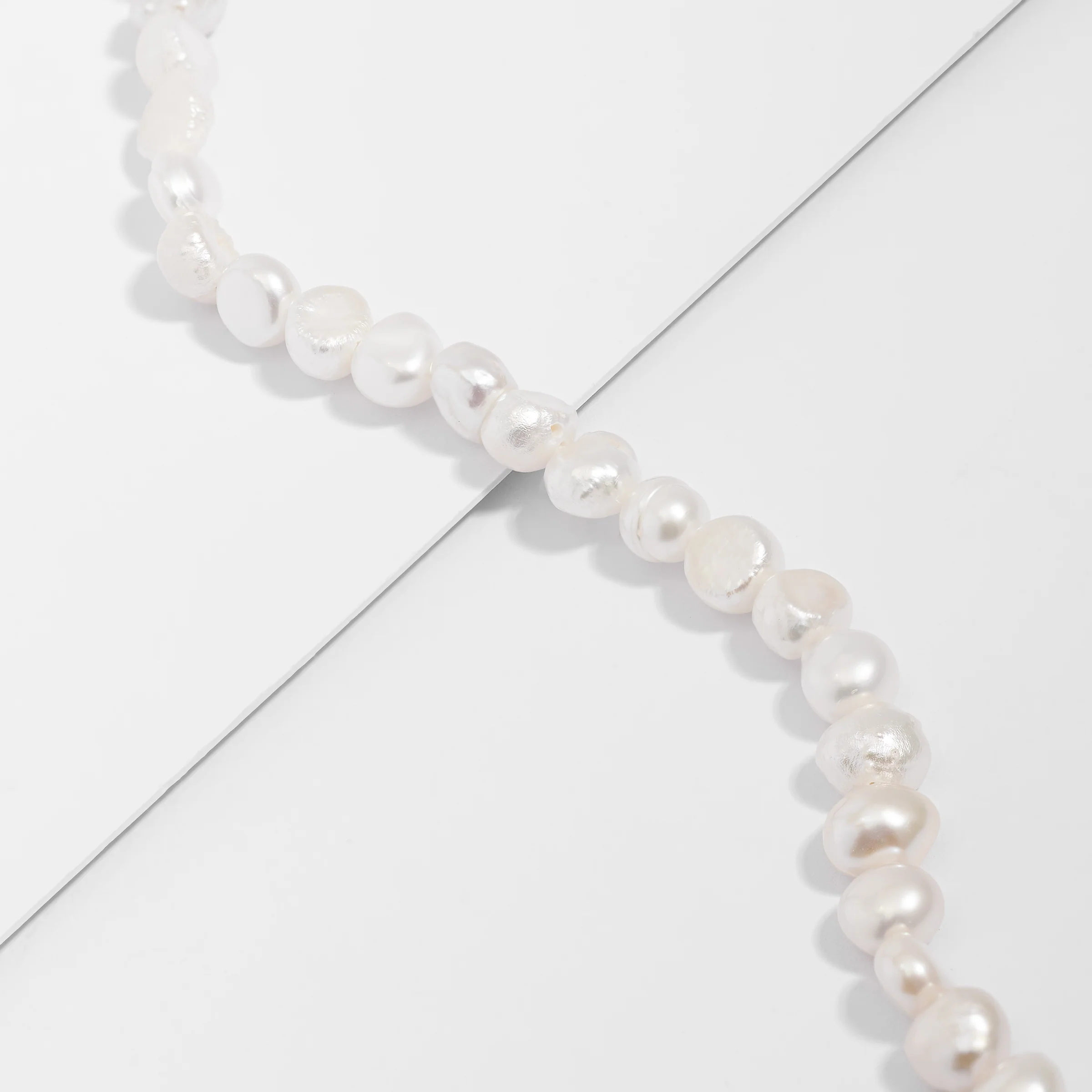 Sterling Silver Freshwater Keshi Pearl Bracelet - Image 3